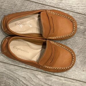 Elephantito Tan Kids Loafers